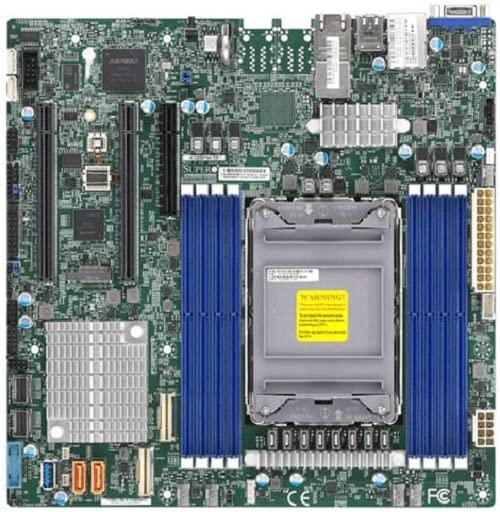 Image of SUPERMICRO MBD-X12SPM-TF-B Micro-ATX Server Motherboard LGA 4189 C621A