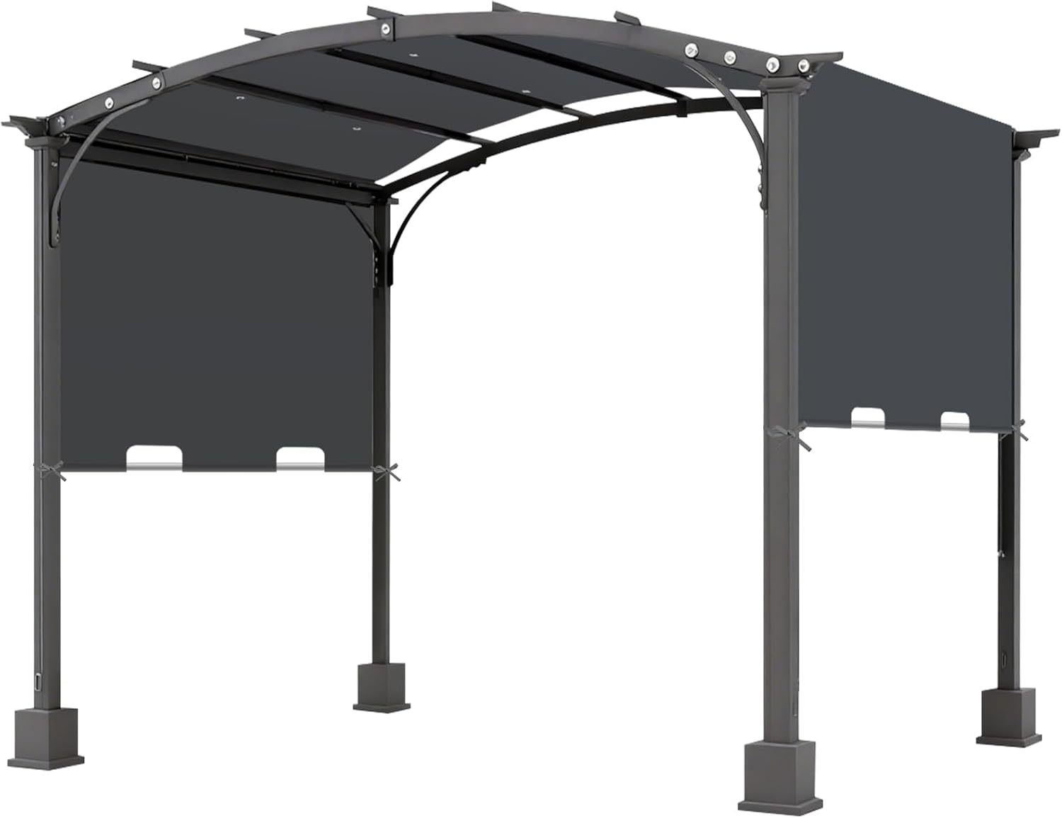 85'' x 208'' Universal Pergola Replacement Cover for Doubleton Steel Pergola L-PG080PST, Waterproof Sunshade Canopy Top for Patio Gazebo, Deck, Porch, Yard, Outdoor Cover Only (Brown)