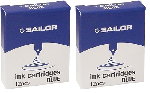 セーラー万年筆 万年筆 カートリッジインク ジェントル ブルー 13-0404-140 (× 2)