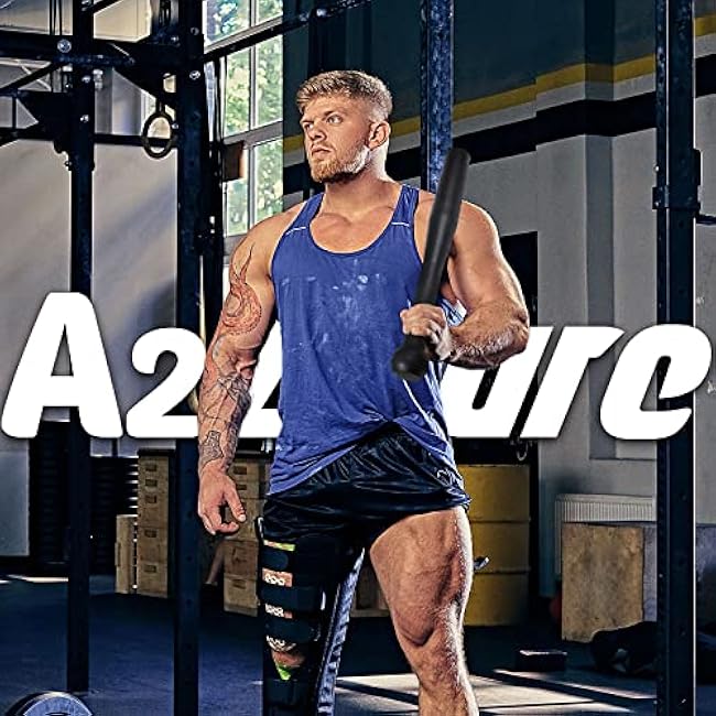 A2ZCARE Steel Mace Exercise Club - Heavy Duty Steel Indian Clubs - Perfect for Strength Training, Full Body Workout and Rehabilitation
