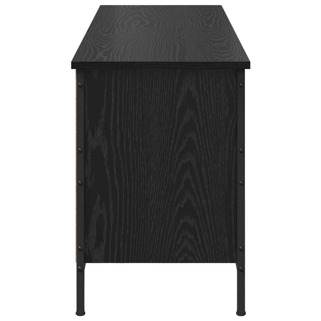 Szafka na buty 131 x 35 x 50 cm drewno inżynieryjne i żelazo