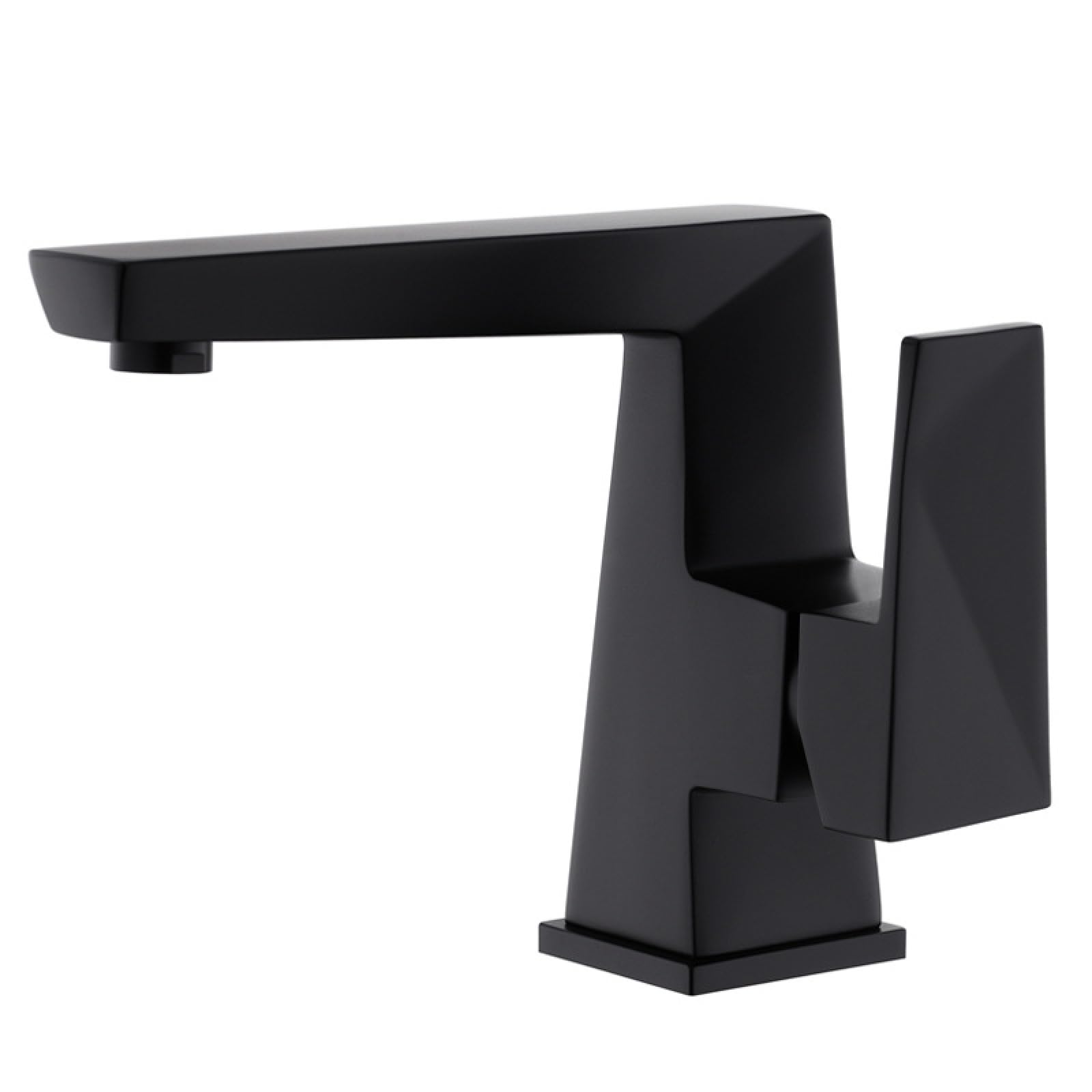 Robinet de lavabo noir au design épuré mitigeur eau chaude et froide élégant pour salle de bains