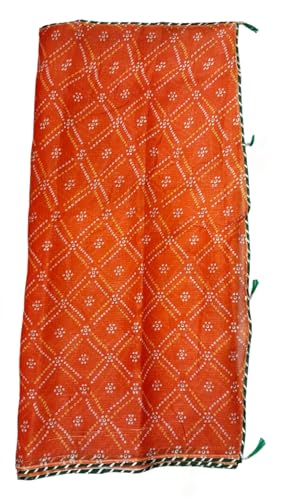 Image of Lado Rani Kota Doria Cotton Silk Flower Print sarees with blouse