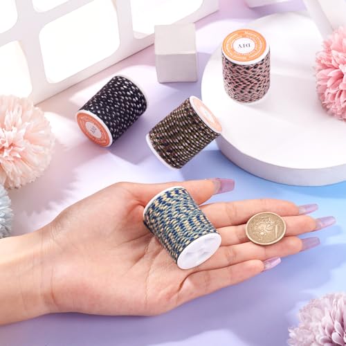 Cuerda trenzada de macramé Cheriswelry de alta calidad para costura y pulseras resistentes 6