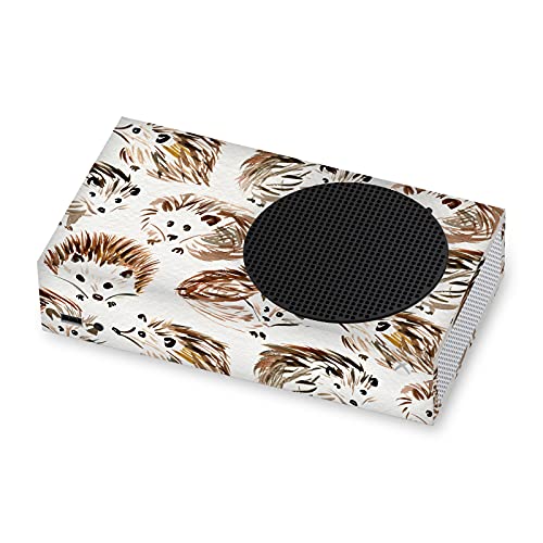 Autocollant vinyle Xbox Series S hérissons pour intégrer votre console dans un salon cosy