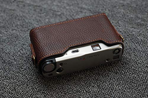 Amazon | Funper Contax TVS 専用 ブルタイプ 本革 ボディケース