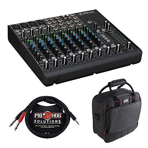 Mackie 1202VLZ4 12-Channel Compact Mixer with G-MIXERBAG-1212 Padded Nylon Mixer/Equipment Bag & PB-S3410 3.5 mm Stereo Breakout Cable, 10 feet Bundle Mackie 1202VLZ4 12-Channel Compact Mixer with G-MIXERBAG-1212 Padded Nylon Mixer/Equipment Bag & PB-S3410 3.5 mm Stereo Breakout Cable, 10 feet Bundle