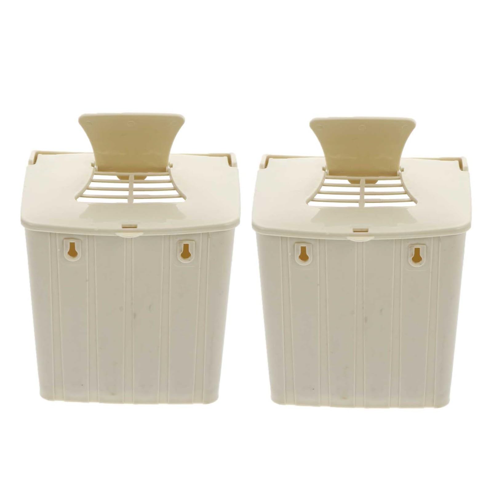 ifundom 2Pcs Plastic Breeding Box for Birds Durable Nesting Case for Parakeets Lovebirds Finches Comfortable and Easy to Clean Bird Nest Box for Breeding and Incubation