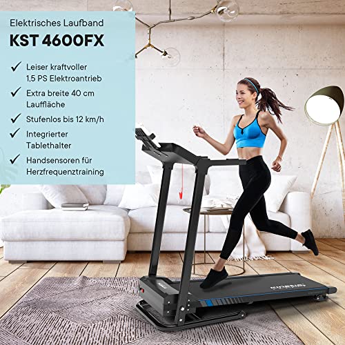 Kinetic Sports KST4600FX elektrisches Laufband klappbar | XXL Breite Lauffläche | Stark & Leiser 1,5 PS-DC Elektromotor… – Bild 3