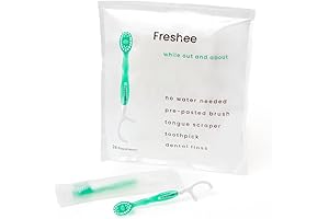 5 in 1 Disposable Mini Toothbrush with Toothpaste