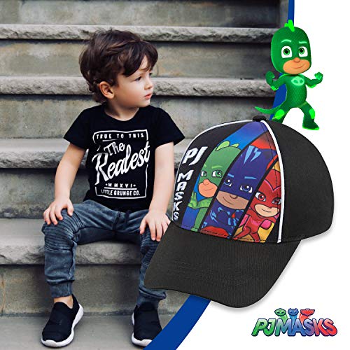 PJ Masks Catboy, Gekko and Owlette Toddler Baseball Cap (2-4T, Black)3