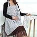 Cubierta de Lactancia Del Bebé Suave Ropa de Lactancia de Algodón Lactancia Manta Mantón Transpirable Delantal Cubrir con Bolsa a Juego Libre para la Lctancia Materna Bebés(Dots)