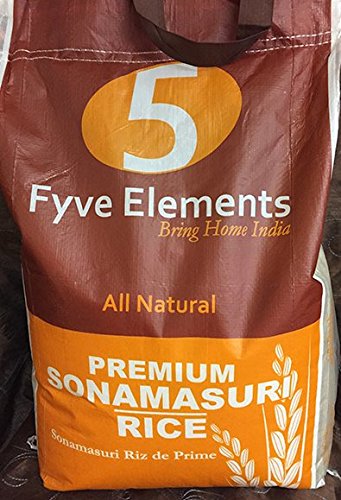 Fyve Elements Sona Masoori Rice - 20 Lbs