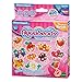 Aquabeads- Konstruktionsspielzeug Set di Anelli Glitterati, Multicolore, 400 Perlen, 79928