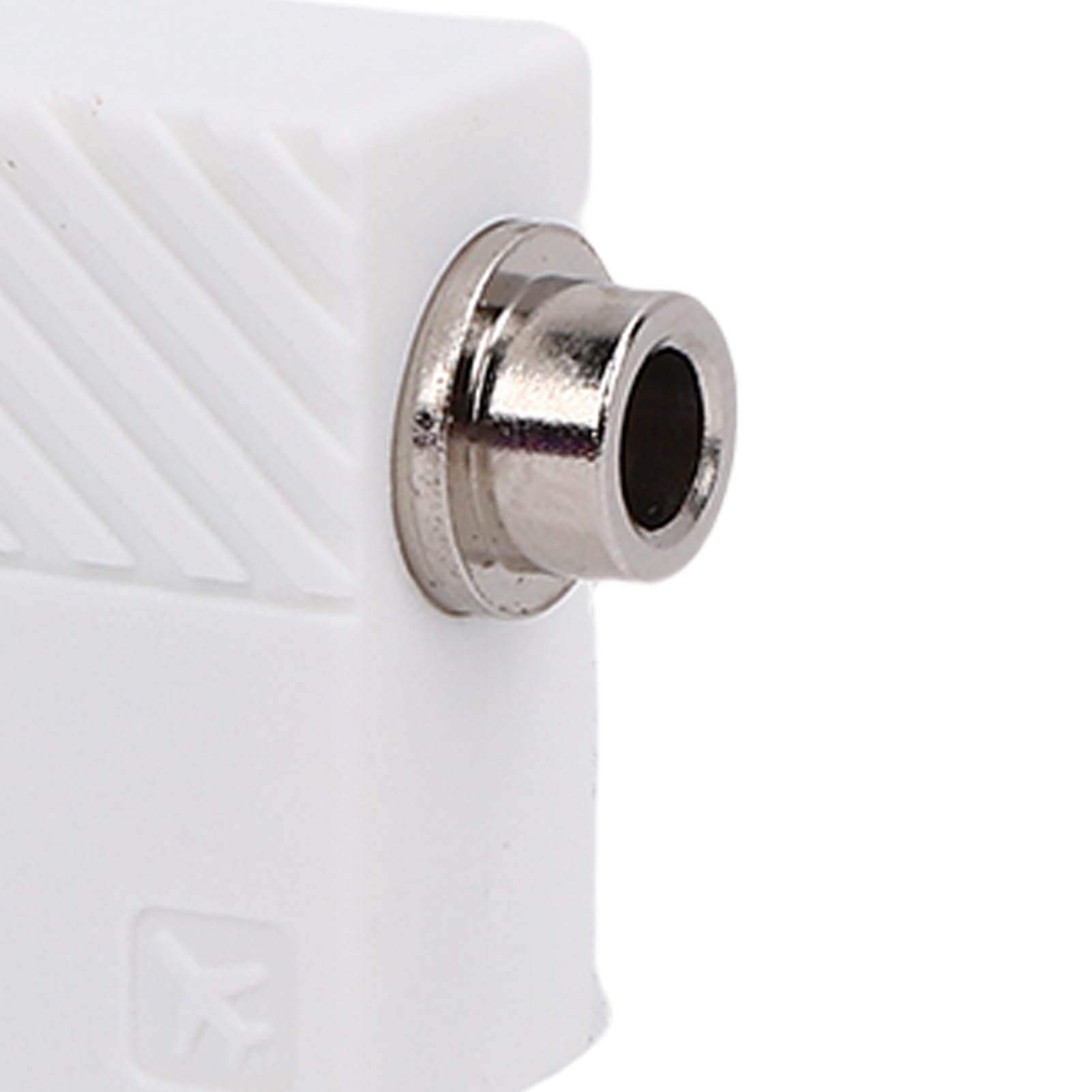 Ejoyous Adattatore per Cuffie per Aereo Convertitore per Cuffie per Compagnia Aerea in ABS Doppio Maschio da 3,5 Mm a Femmina da 3,5 Mm per i Viaggiatori Che Utilizzano Cablate per (4 pezzi)