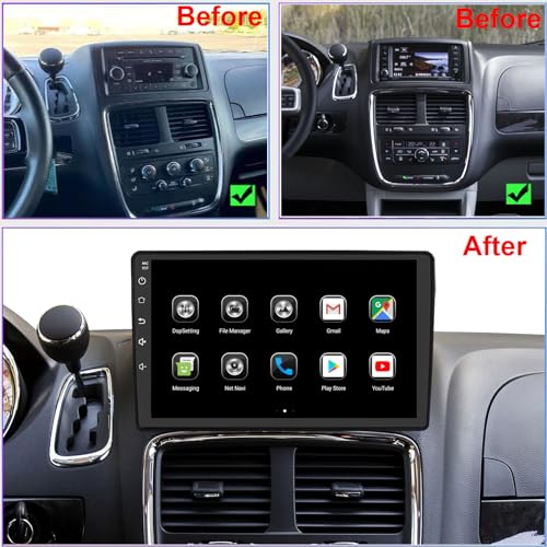 Radio con pantalla táctil QLED 8 Core para Dodge Grand Caravan y Chrysler miniatura 2