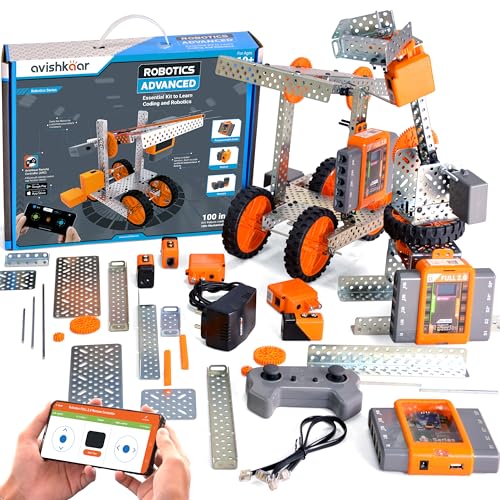 Avishkaar Robotics Advanced Kit|150-In-1 Diy Stem Metal Kit|...