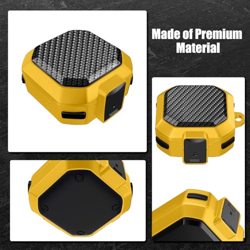 Image of Armor Secuer Lock Case Cover Compatible for Samsung Galaxy Buds Core (2025) -Yellow