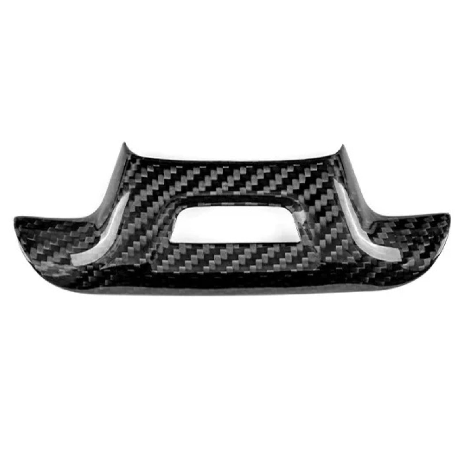 Ggwqfuh Steering Bottom Bk Interior Trim For Chevrolet For Camaro 2016 2017 2018 2019 2020 2021 2022 2023 Real Carbon Fiber Car Interior Trim Red Black Accessories Sticker Auto Central Inner(Steering Bottom Bk)
