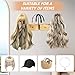 CMXZSAM Hanging Wig Holder for Multiple Wigs, 6 Pcs Wall Mounted Wig Stand Hanger, Wave Shape Wig Storage organizer Rack Suitable for All Types of Wigs Display, Styling, Drying