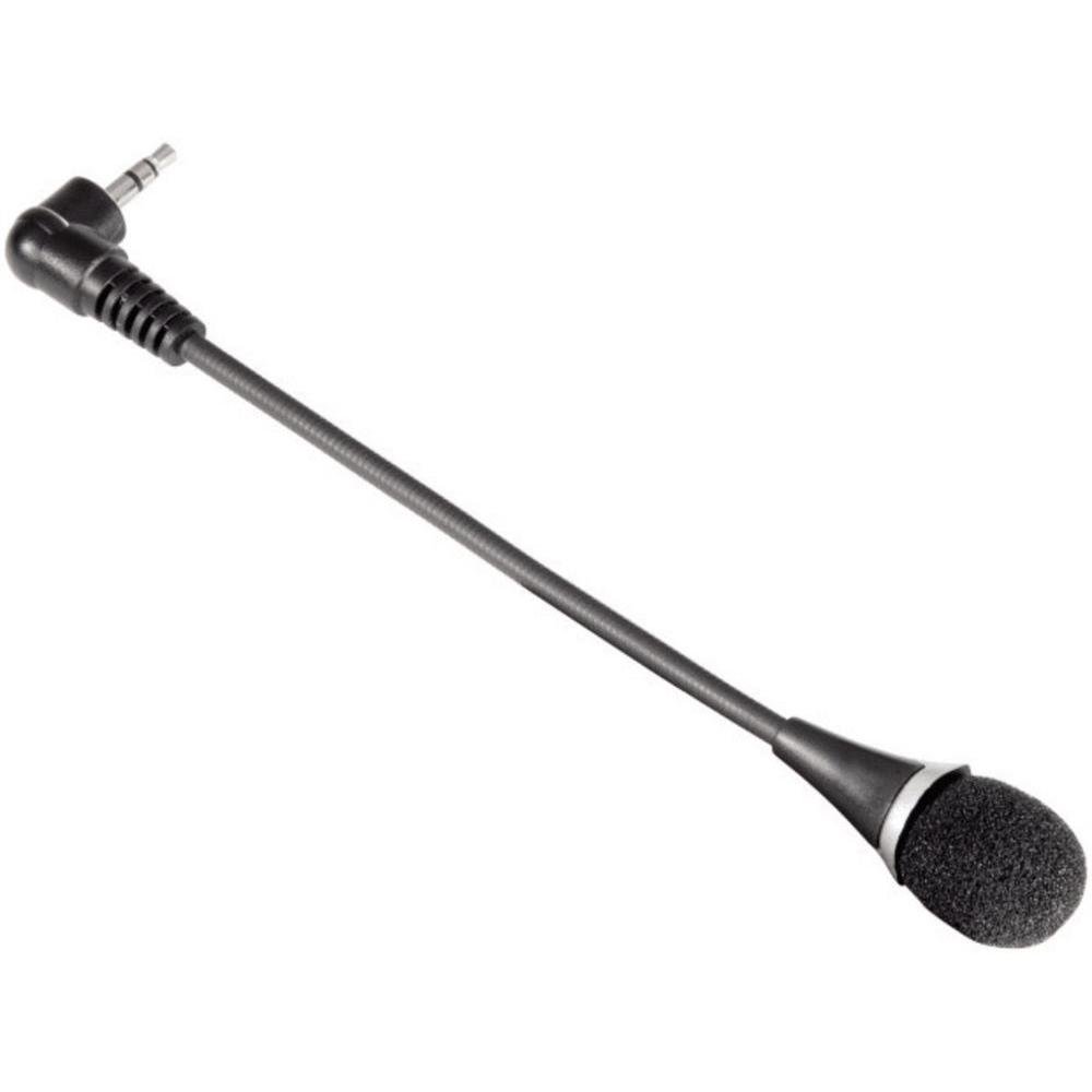 Hama Microphone Jack 3,5mm Col de cigne Noir