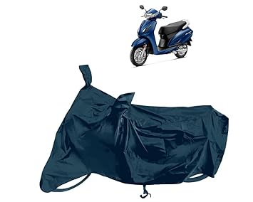 Horseyaart - Honda Activa 6G Cover Waterproof - Two Wheeler Bike / Scooter / Scooty Body Cover - Dustproof - UV Protection ( Gray with Mirror )