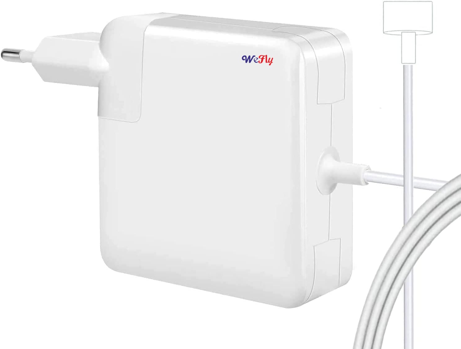 WeFly 85W Mag/Safe 2 Laptop Adapter Charger for Mac/Book Pro 13 15 17 inch Retina A1290 A1398 A1424 A1172 2012 2013 2014 2015 2016 13" 15" 17" MC975 MC976 ADP-85CBA