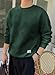 Dokotoo Men Mens Fashion Sweatshirts Fall Winter Clothes Long Sleeve Lightweight Thin Shirt Geometric Texture Dressy Crewneck Pullover Sweaters Olive Green X-Large