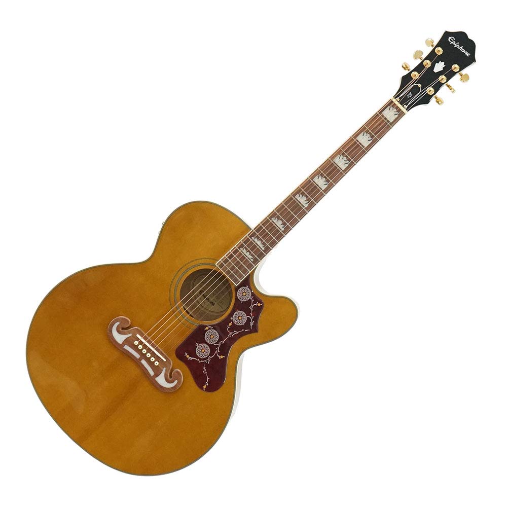 Amazon | Epiphone J-200 EC Studio Vintage Natural エレクトリック