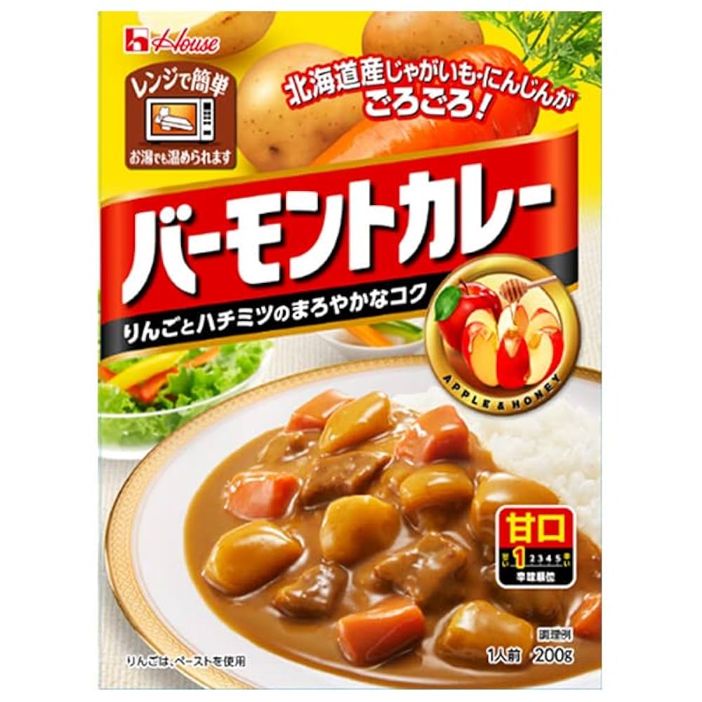 ハムモンドカレー Amazon | ハウス食品 バーモントカレー 辛口 230g×10個入