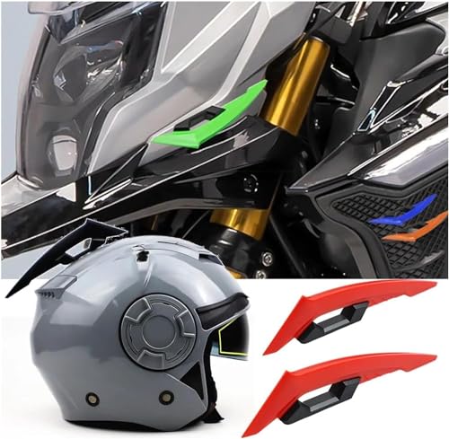 Image of Vagary Wing Side Helmet Spoiler Aerodynamic Wing Dynamic Helmet Accessories, Helmet Punks, Helmet Wings (Blue)