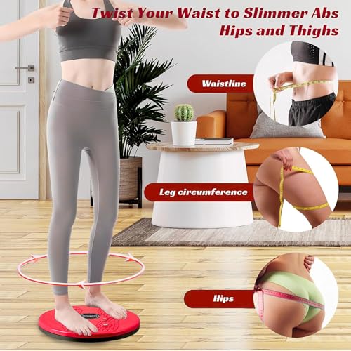 Image of Tummy Waist Twister Magnetic Disk Body Shapers Slimming Rotating Machine Ankle Body Aerobic Exercise Reflexology, 2 in 1 Abdominal ABS Exerciser Body for Women & Men