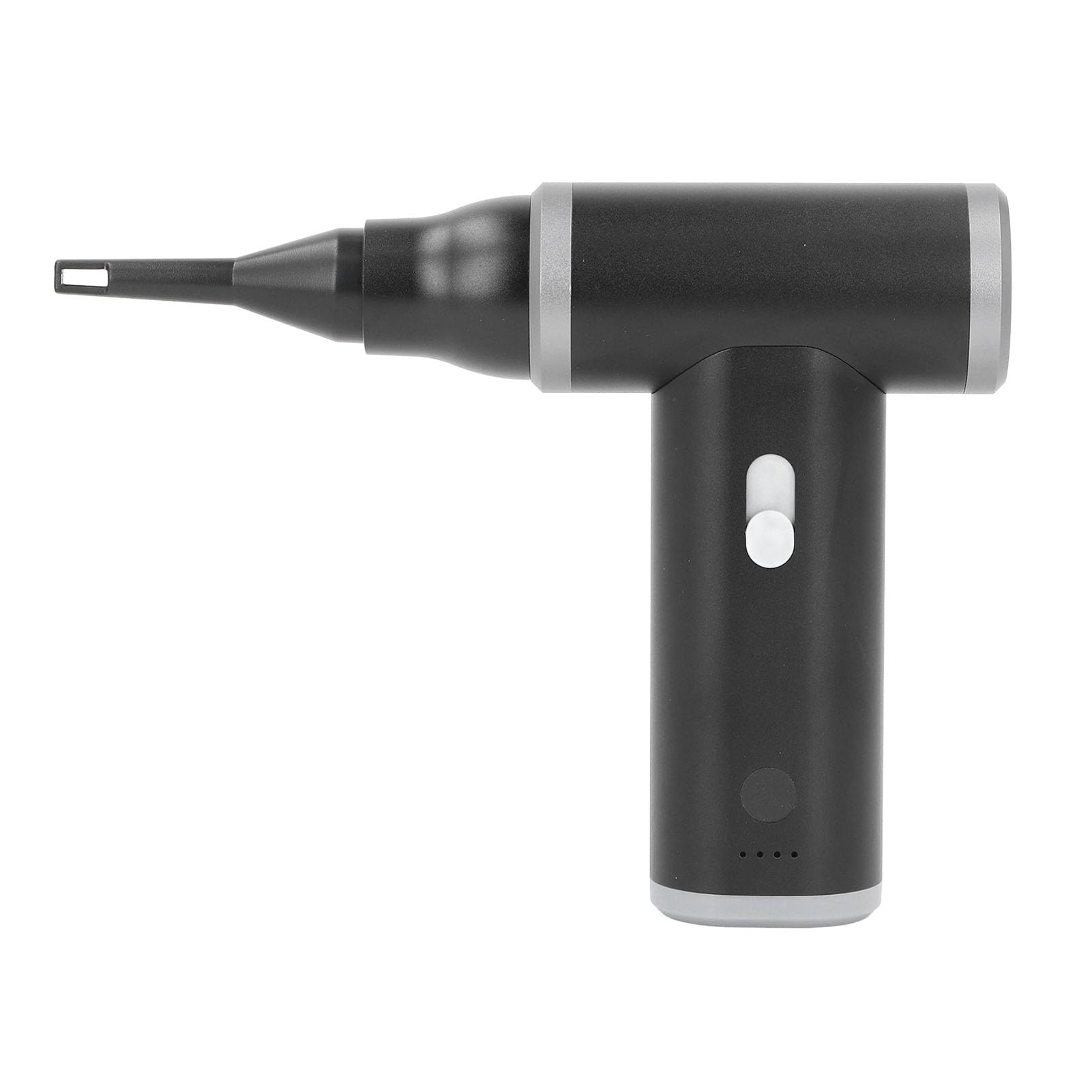 Jeffergarden Spolverino Elettrico, Ventilatore Senza Fili in Lega di Alluminio ABS Motore Brushless da 110000 Giri/min, Velocità Continua USB Ricaricabile per Tastiera Computer Auto Pulizia della Casa