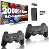 Wireless Retro Game Console M8 Video Game Stick 4K HDMI Output Plug and Play Nostalgia Game Box Built in 20000 Games + for TV, Christmas/Halloween Gifts for Kids