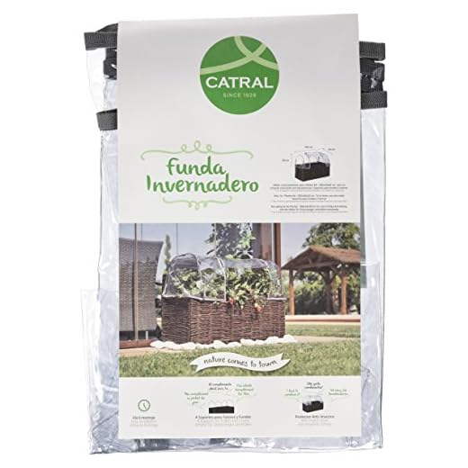 Catral 71080012 - funda invernadero para huerto kit planter 100 x 40 x 40 cm