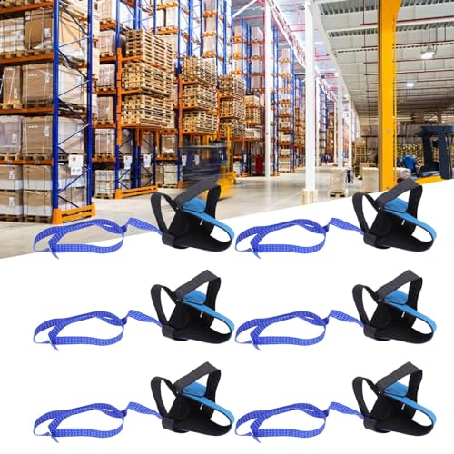 Image of 10Pcs Anti Static Foot Wrist Strap,Blue Synthetic Rubber Band Workshop Accessories JWD001, Grounding Shoes Straps,Synthetic Rubber Foot Strap for Earthing,Working Static Discharge