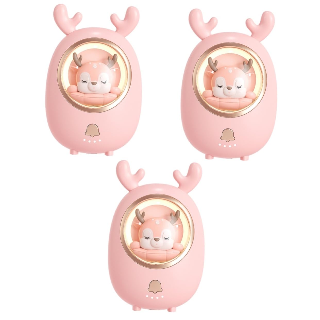 Sosoport 3sätze Mini USB Handwärmer Im Cartoon-Design Tragbarer Wiederaufladbarer Handwärmer Mit Powerbank- Für Outdoor-aktivitäten Und Praktisch Für
