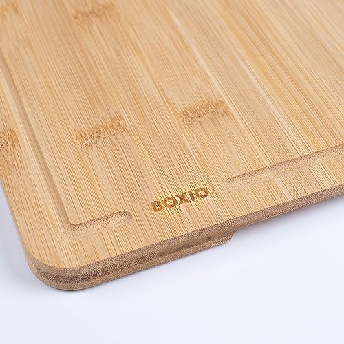 Tabla de cortar de bambú rectangular BOXIO 40x30 cm miniatura 5