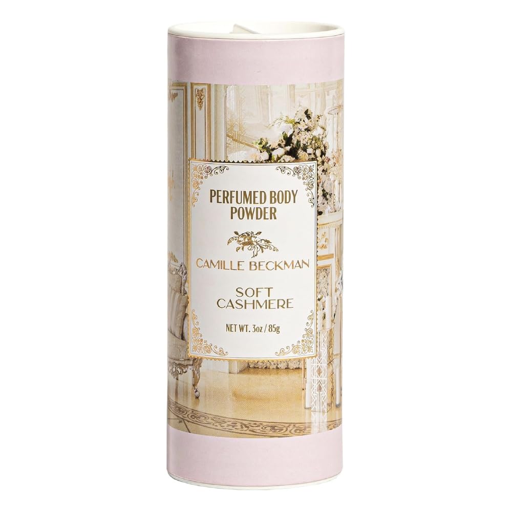 Soft Cashmere Scented Talc-Free Body Powder, Perfumed Body Powder, Camille Beckman, 3 Ounce