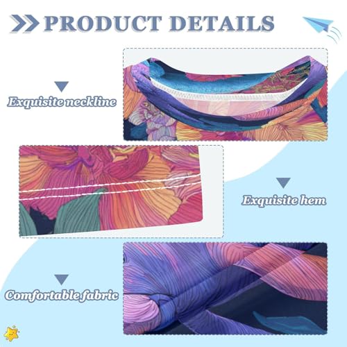Boys Short Sleeve T-Shirts Ocean Floral Manatees Rashguard Kids Swim Shirts Sun UPF 50+3