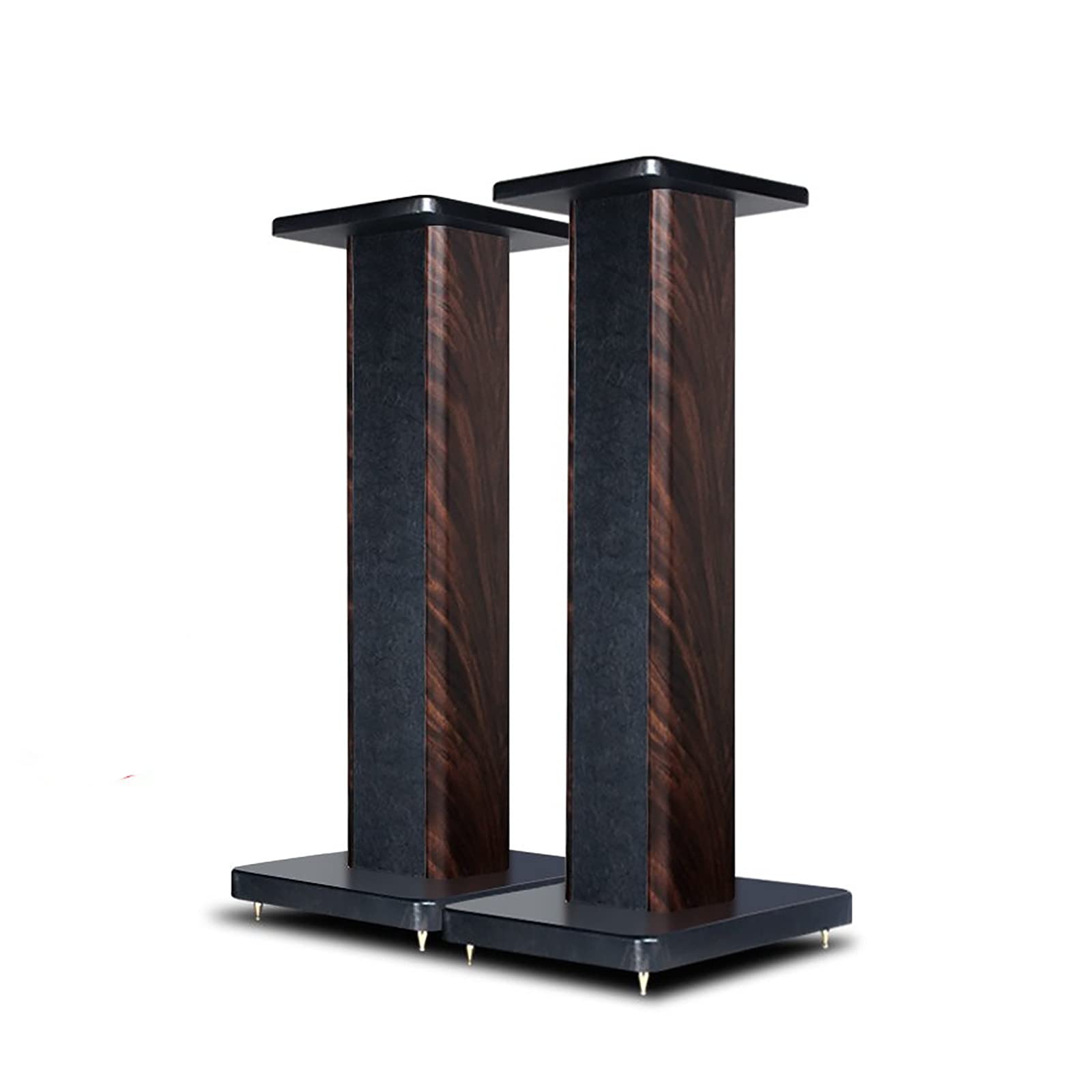 BTZHY Speaker Stands,A Pair of Bookshelf Floor Holds Satellite & Small Bookshelf Speakers, with Pure Copper Feet, Easy to Assemble