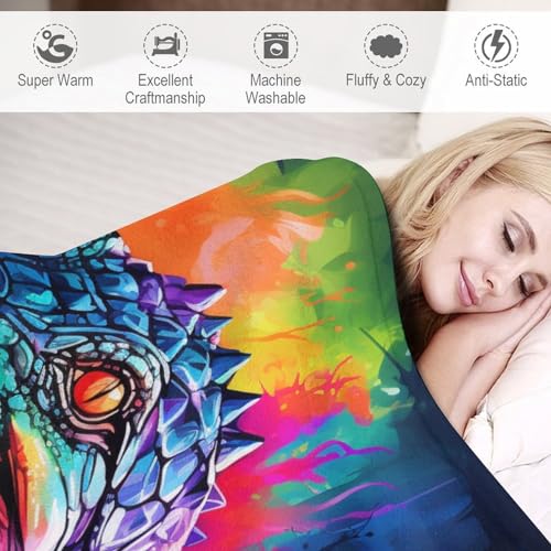 Couverture crocodile lavable machine pour réchauffer les soirées fraîches - 4