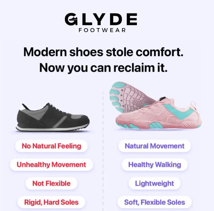 Glyde Haven Barefoot Shoes Men Women Strength & Grip, Slip on Comfortable Lightweight Healthy & Non-Slip3