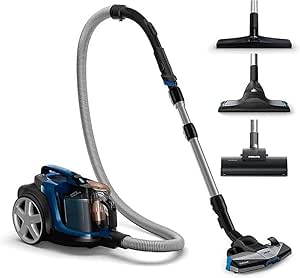 Philips PowerPro Compact Bagless Vacuum Cleaner, Blue/Black : Amazon.de ...