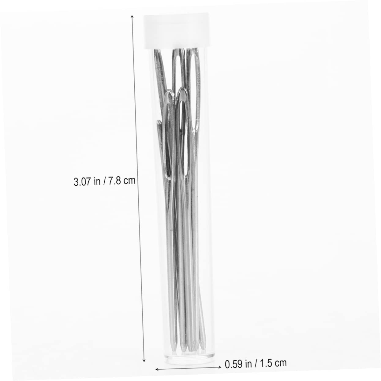 Gogogmee Large Eye Needles 9pcs Set 6cm Length for Knitting Yarn Embroidery Work