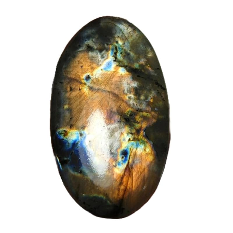 Labradorite naturelle cabochon ovale 46x26mm pour création bijoux