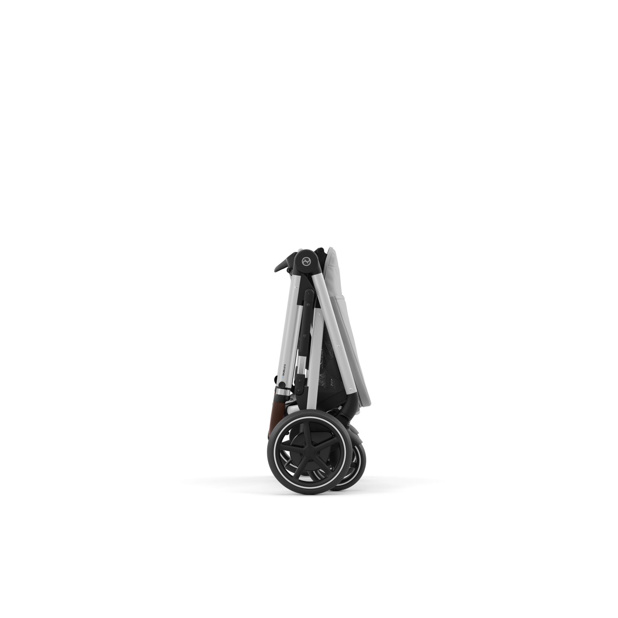 CYBEX Poussette Gold e-GAZELLE S, De la naissance à environ 4 ans, Max. 22 kg (mode simple) / 2x 22 kg (mode Duo), Système tout-en-1 avec propulsion électrique et 20+ configurations, Gris pierre