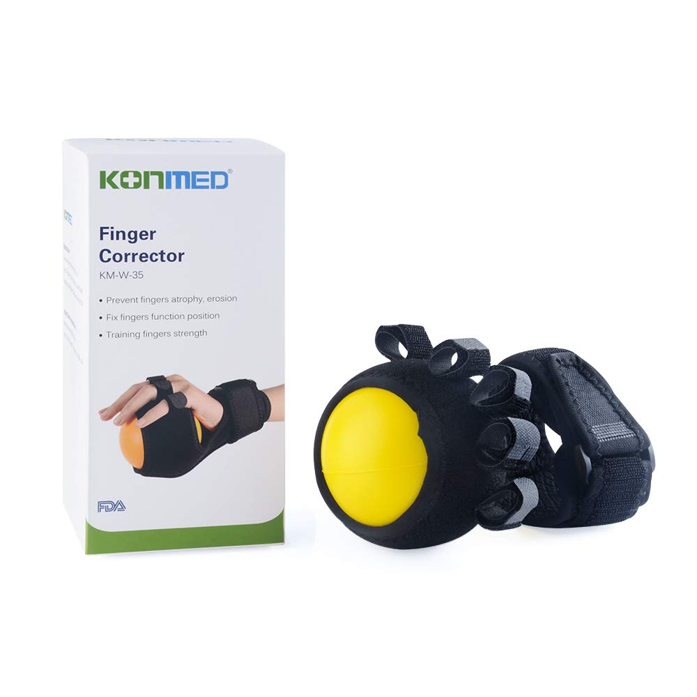 OBER - Attelle avec balle Anti-Spasticité, pour améliorer le fonctionnement de la main par des exercices de réhabilitation, orthèse d'exercice