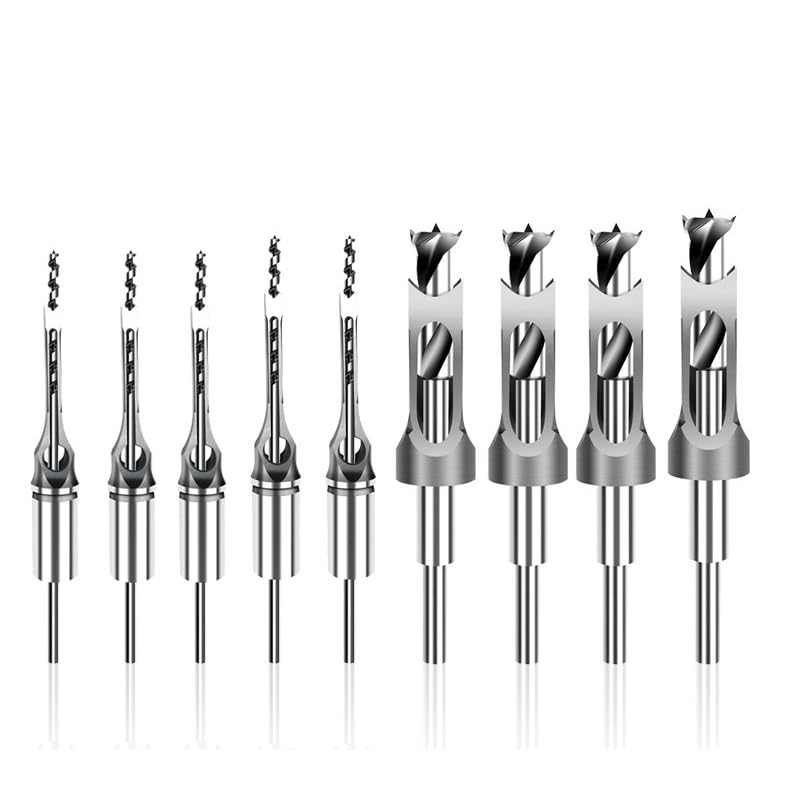 Punta Elicoidale HSS Punta Per Foro Quadrato Trivella Scalpello Per Mortasatura Punta Estesa Utensili Per Trapano Per La Lavorazione Del Legno,22 Mm