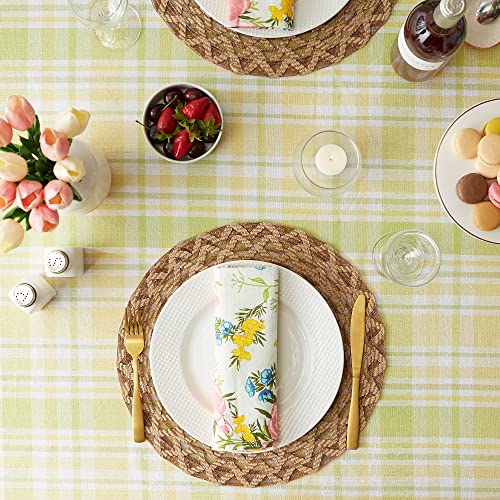 Nappe en coton rectangulaire DII Lemon Bliss 60x120 cm de table cuisine bistrot - 5